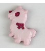 Barneknapp, 22mm dog/rose
