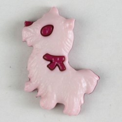Barneknapp, 22mm dog/rose