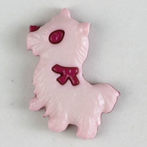 Barneknapp, 22mm dog/rose