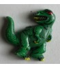 Barneknapp, 20mm dinosaur grøn