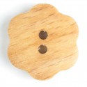 Treknapp, 20mm blomst