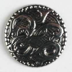 Sølvknapp, 23mm Midtgarsormen