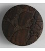 Treknapp, 23mm brun