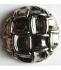 Sølvknapp, 20mm fletteknapp