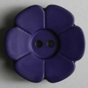 Knapp, 28mm blomst, lilla