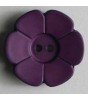 Knapp, 28mm blomst, lilla