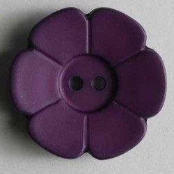 Knapp, 28mm blomst, lilla