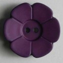 Knapp, 28mm blomst, lilla