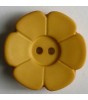 Knapp, 28mm blomst, oker