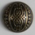 Gullknapp, 18mm antikk