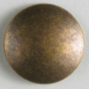 Gullknapp, 18mm antikk