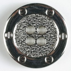 Sølvknapp, 20mm