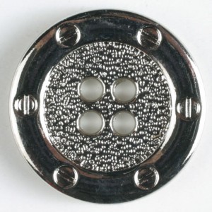 Sølvknapp, 20mm