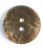 Perlemorknapp, 18mm brun