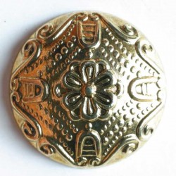 Gullknapp, 18mm