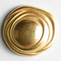 Gullknapp, 18mm matt