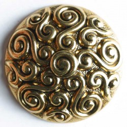 Gullknapp, 18mm