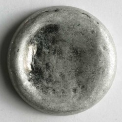 Sølvknapp, 23mm antikk