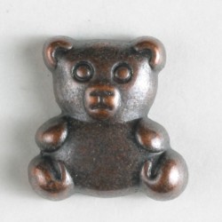 Barneknapp, 18mm bamse,bronse