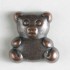 Barneknapp, 18mm bamse,bronse