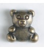 Barneknapp, 18mm bamse,messing
