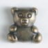 Barneknapp, 18mm bamse,messing