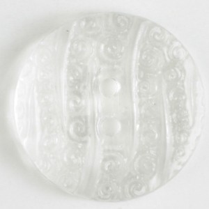Knapp, 23mm rund, klar