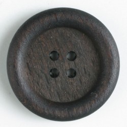 Treknapp, 28mm brun