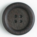 Treknapp, 28mm brun