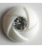 Strassknapp, 13mm hvit