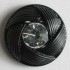 Strassknapp, 13mm sort