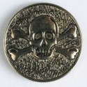 Gullknapp, 20mm