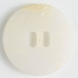 Knapp, 20mm rund, ecru