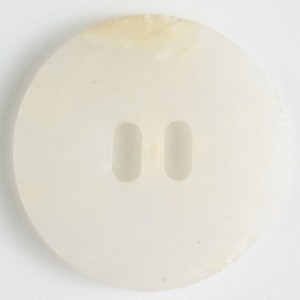 Knapp, 20mm rund, ecru