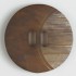 Knapp, 20mm rund, brun