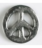 Sølvknapp, 23mm "mot mye"