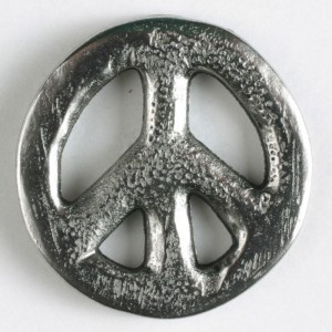 Sølvknapp, 23mm "mot mye"
