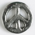 Sølvknapp, 23mm "mot mye"