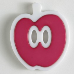 Barneknapp, 25mm eple cerise