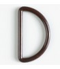 D-ringer, 40mm brun