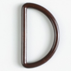 D-ringer, 40mm brun