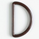 D-ringer, 40mm brun