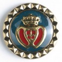Blaserknapp, 20mm gull