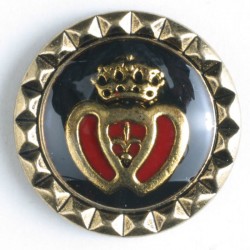 Blaserknapp, 20mm gull/marine