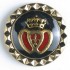 Blaserknapp, 20mm gull/marine