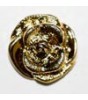 Gullknapp, 13mm rose