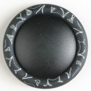 Knapp, 25mm sort
