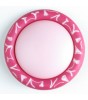 Knapp, 25mm rosa