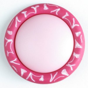 Knapp, 25mm rosa