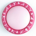 Knapp, 25mm rosa